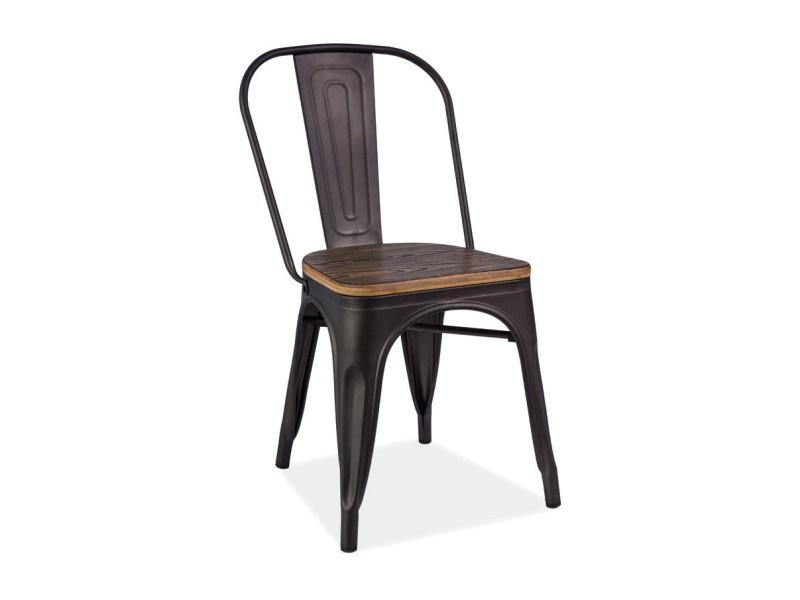 Стул Signal Loft Орех/Графит