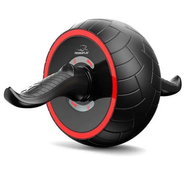 Колесо для преса PowerPlay 4326 зі зворотним механізмом AB Wheel Pro Чорно-червоний (PP_4326_Black/Red)