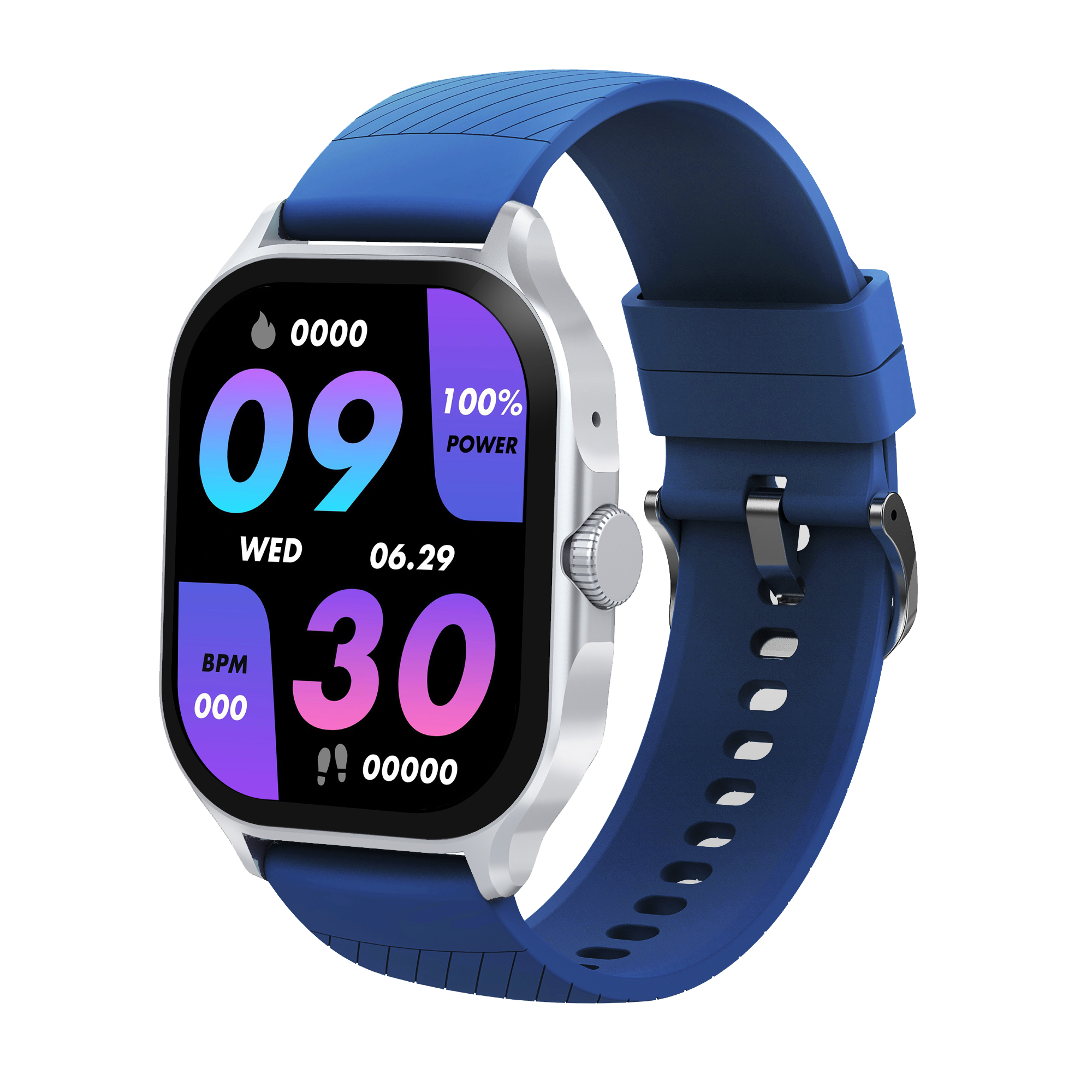 Смарт-часы Globex Smart Watch Urban Silver/Blue