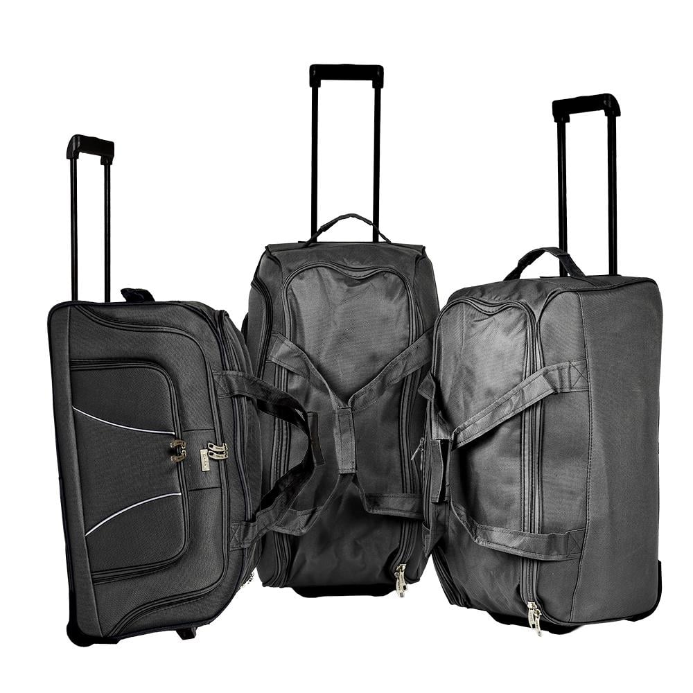 Сумка на колесах с расширителем Stenson R33483-GR 3 шт. 20/22/26" Серый (26449981)