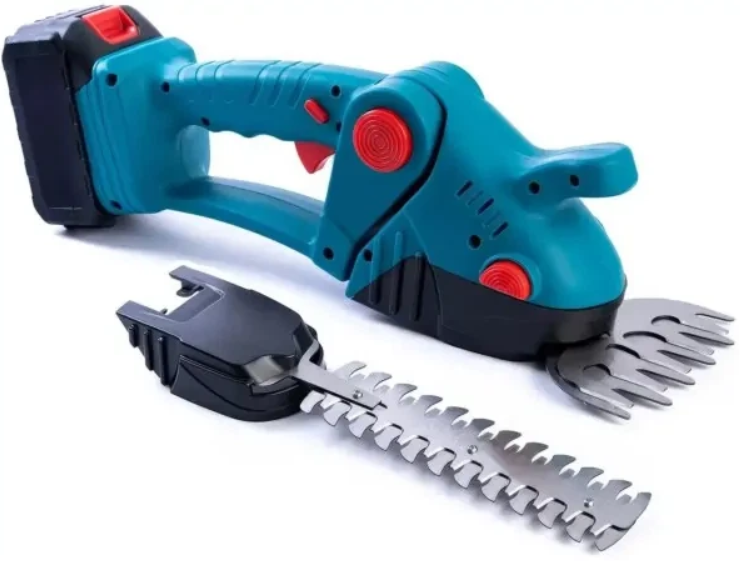 Ножницы-кусторез аккумуляторные с двумя насадками 2хАКБ и кейс 48V 6 Ач (33092232)