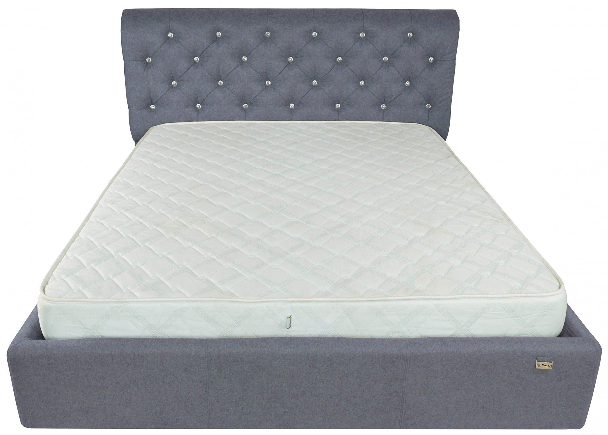 Кровать двуспальная London VIP Fibril 16 C1 160х190 см Темно-серый - фото 2 Кровать двуспальная London VIP Fibril 16 C1 160х190 см Темно-серый - фото 2