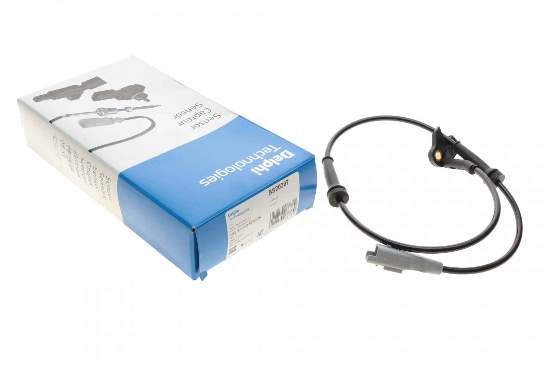 Датчик DELPHI ABS передний Citroen Berlingo/Peugeot Partner 1,6HDi 08 (SS20397)