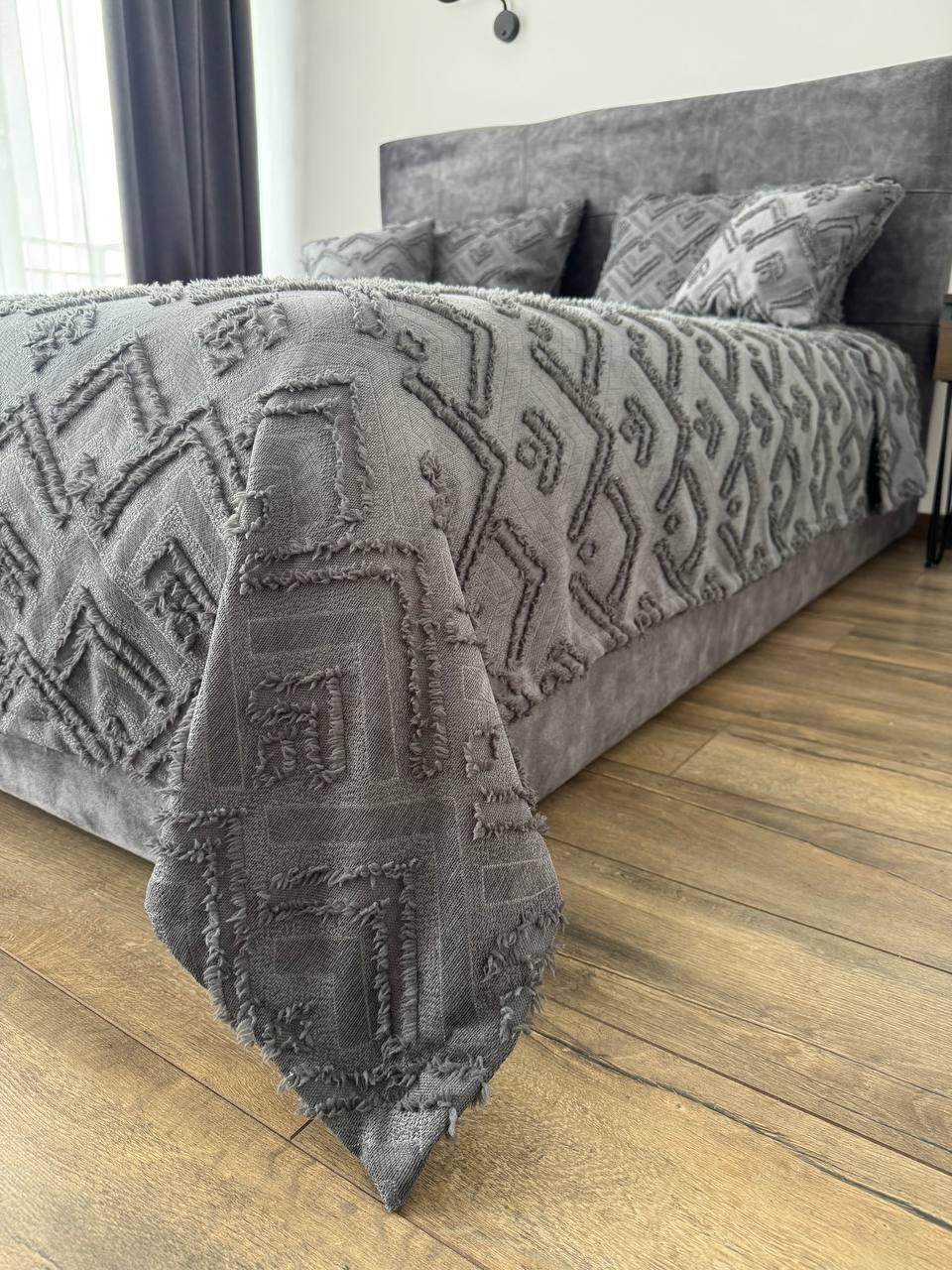 Покривало Бйорк 240x250 см Графітовий (23743-10-240x250cm) - фото 8