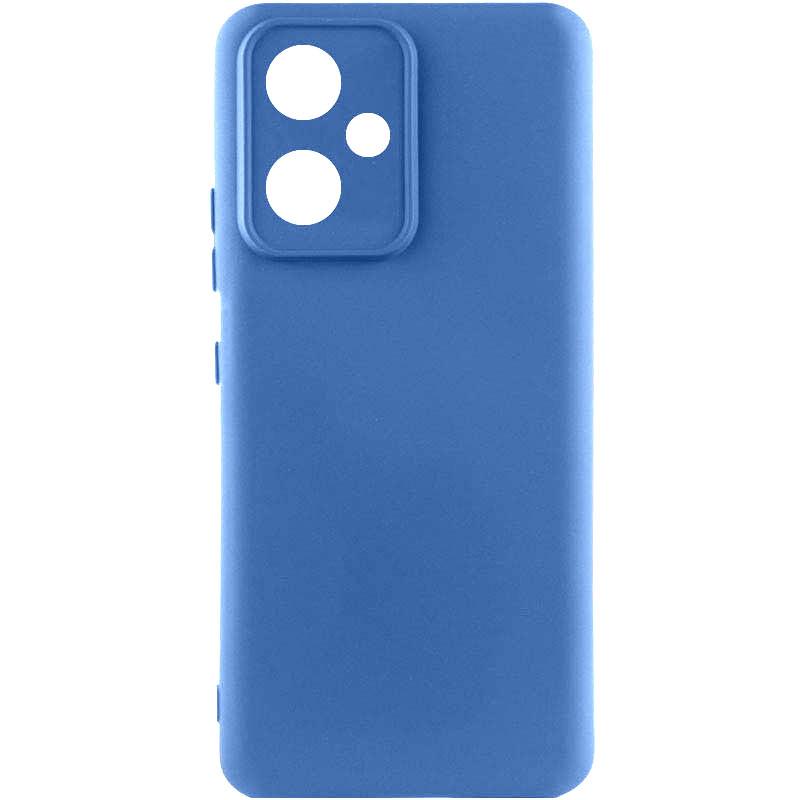 Противоударный чехол Silicone Cover Lakshmi Full Camera (A) для Xiaomi Redmi 12 Синий