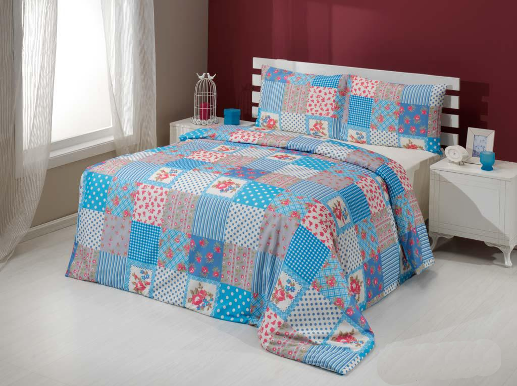 Комплект постельного белья Le Vele Dophia Nina евро 200х220 см Blue (lv-310)