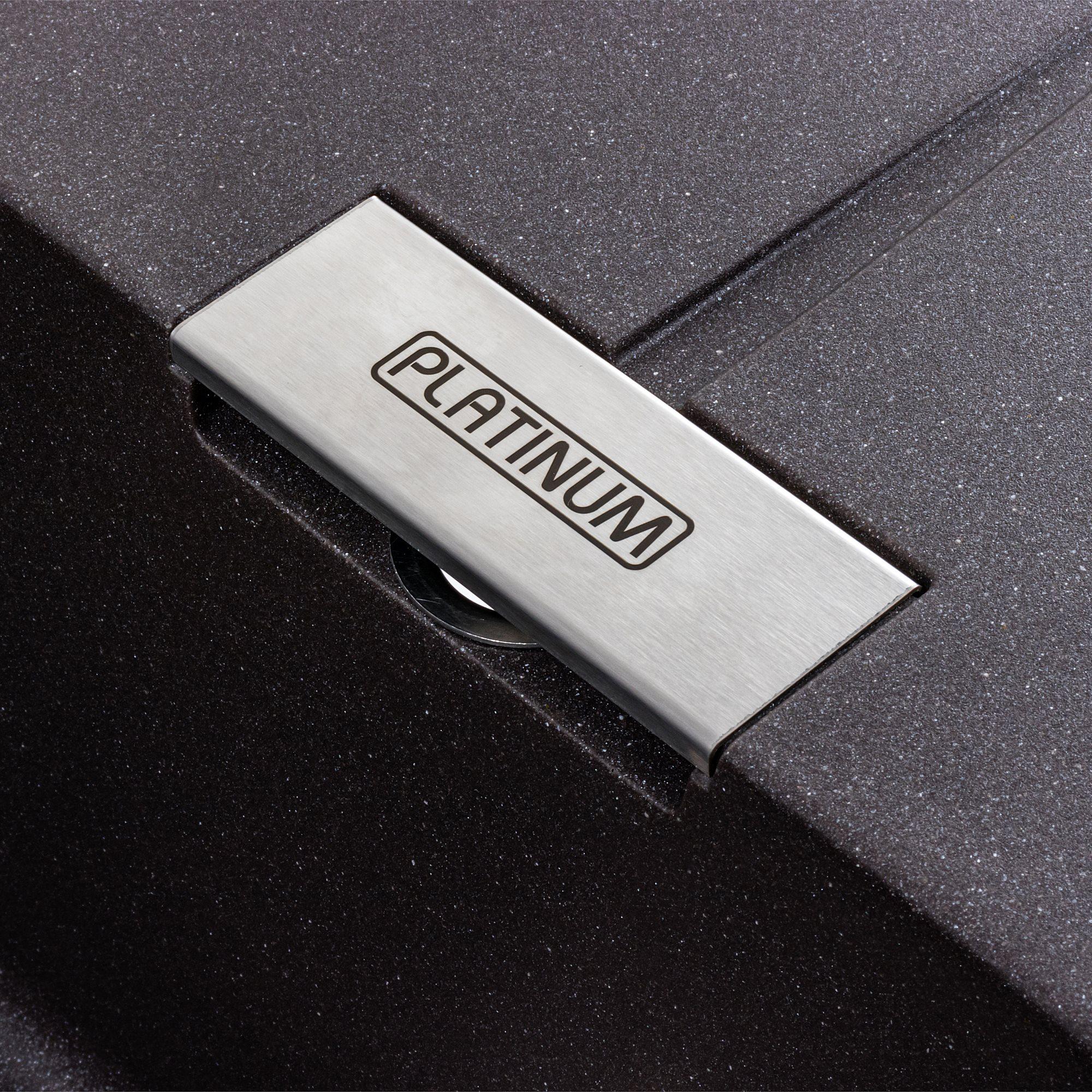 Мойка для кухни гранитная Platinum 6250 ZIRKONE матовая Гренадин - фото 6 Мойка для кухни гранитная Platinum 6250 ZIRKONE матовая Гренадин - фото 6