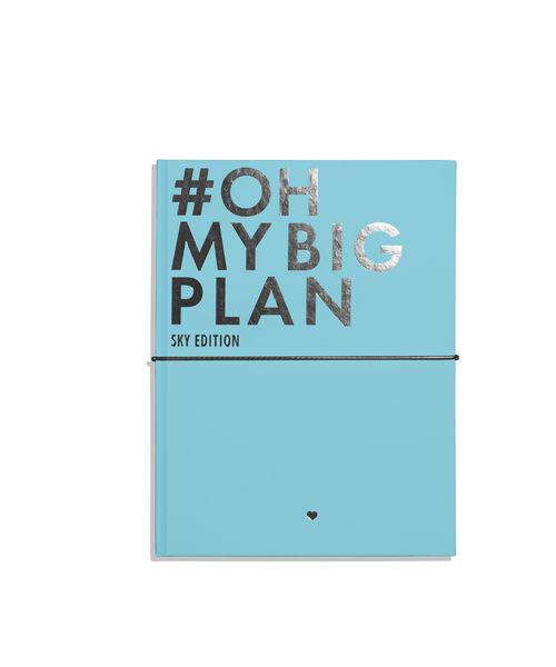 Планер "OH MY BOOK OH MY BIG PLAN sky edition" В5 Синий