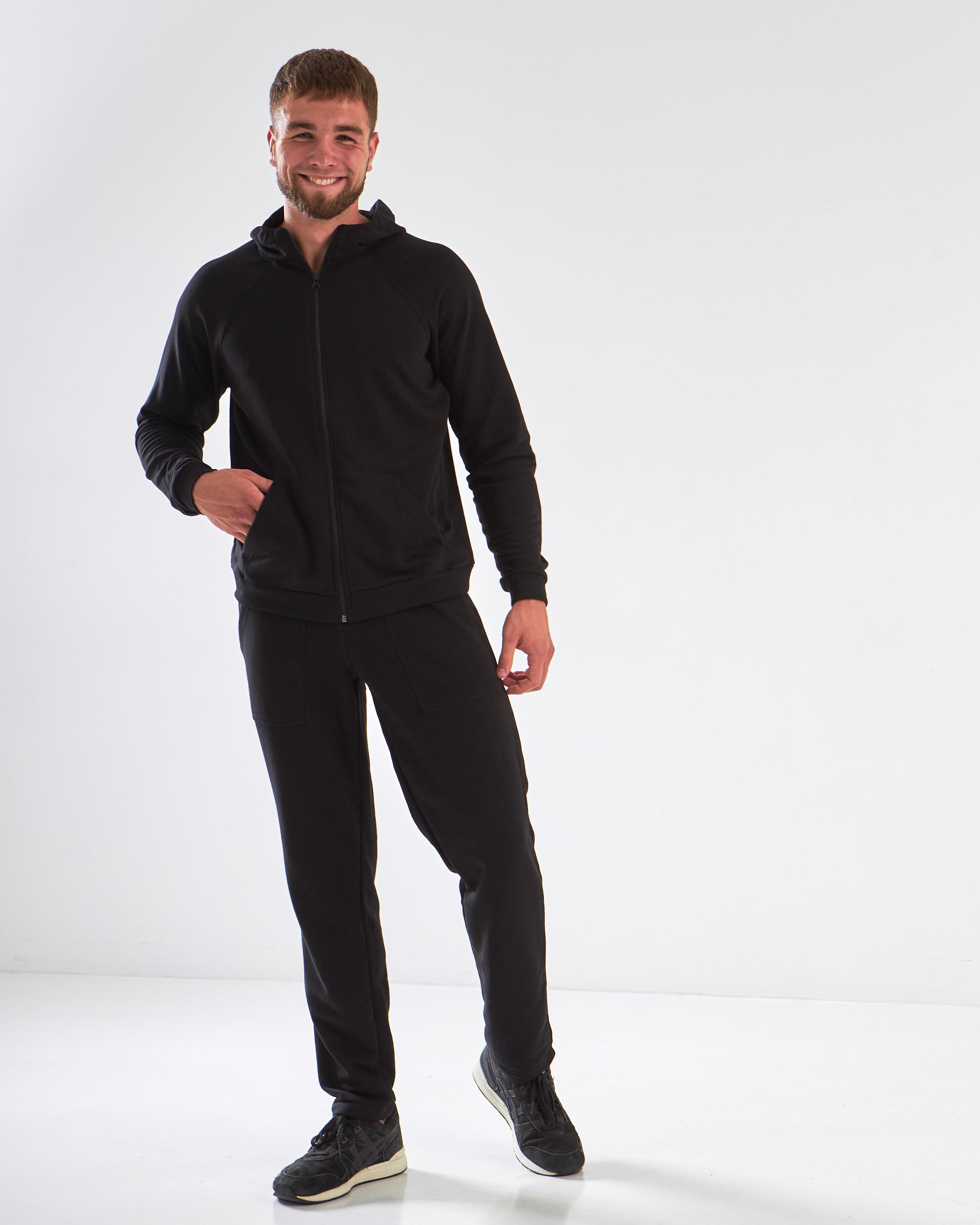 Спортивный костюм р. 48 Черный (14605049) - фото 3 Спортивный костюм р. 48 Черный (14605049) - фото 3