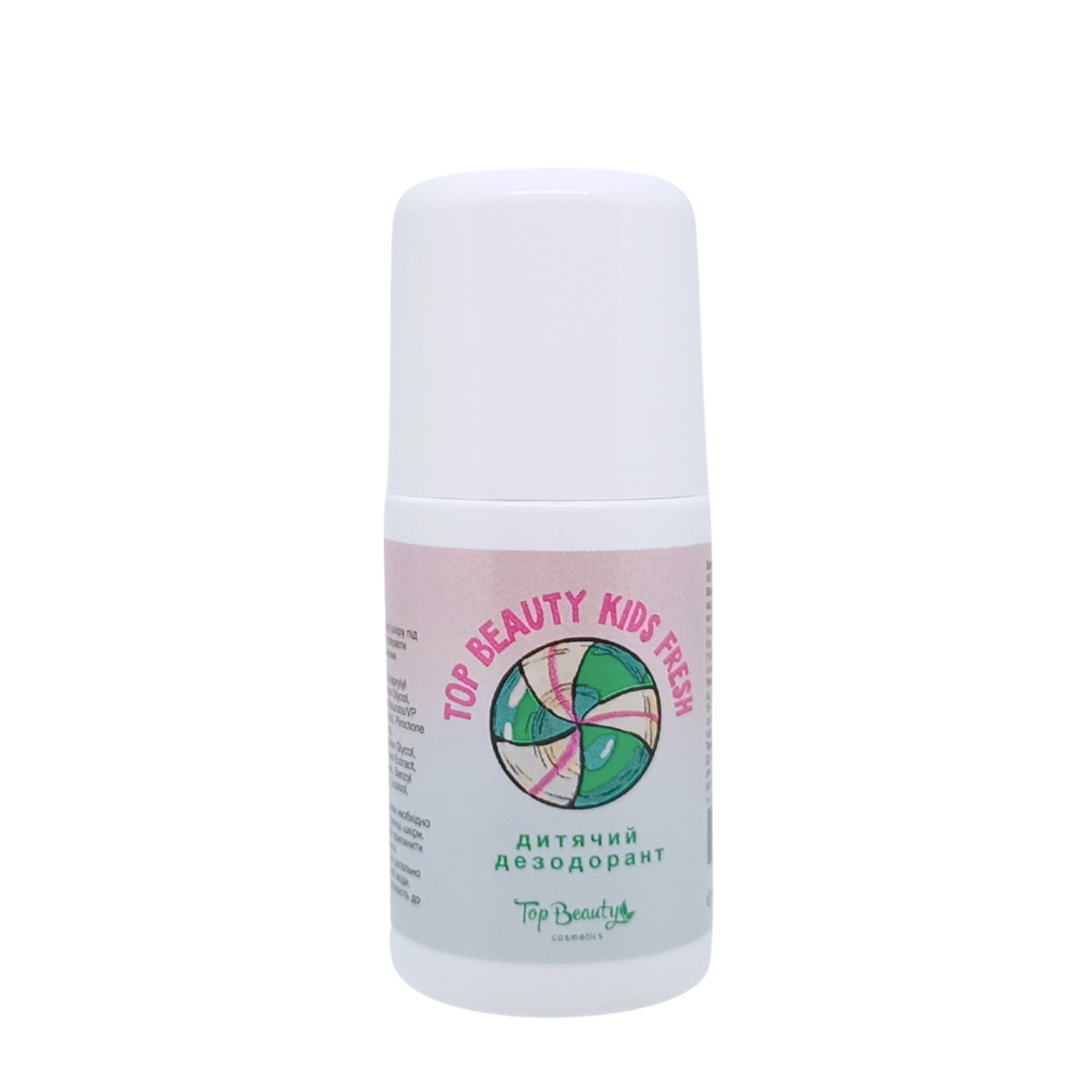 Дезодорант для дітей 6+ кульковий Top Beauty Kids Fresh 50 мл Дезодорант для дітей 6+ кульковий Top Beauty Kids Fresh 50 мл