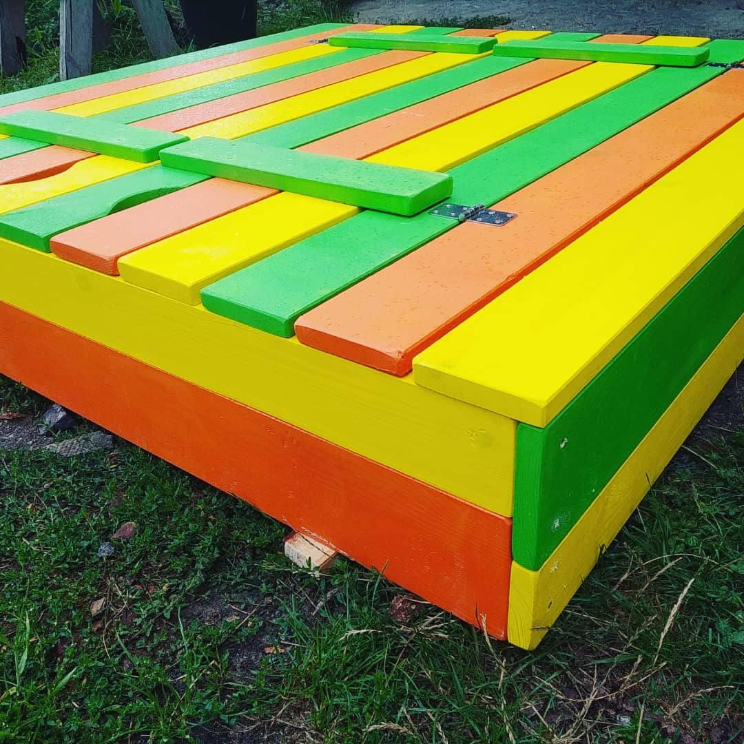 Песочница-трансформер с крышкой 1х1 м (27358128) - фото 3 Песочница-трансформер с крышкой 1х1 м (27358128) - фото 3