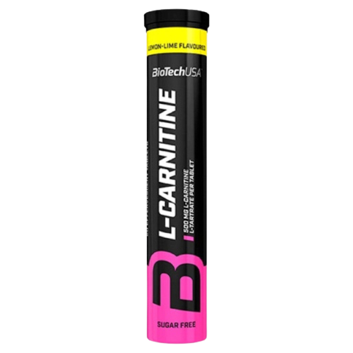 Жиросжигатель для спорта BioTechUSA L-Carnitine Blueberry Raspberry 20 effervescent tabs - фото 1