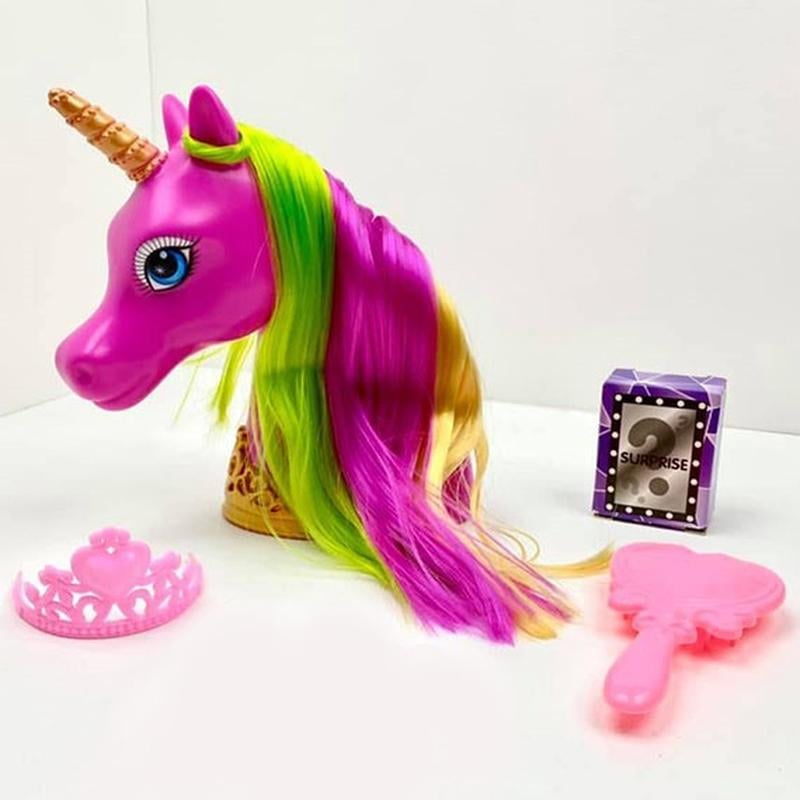 Кукла-манекен для причесок Star Toys Единорог Сюрприз с аксессуарами 19 см (28443717)