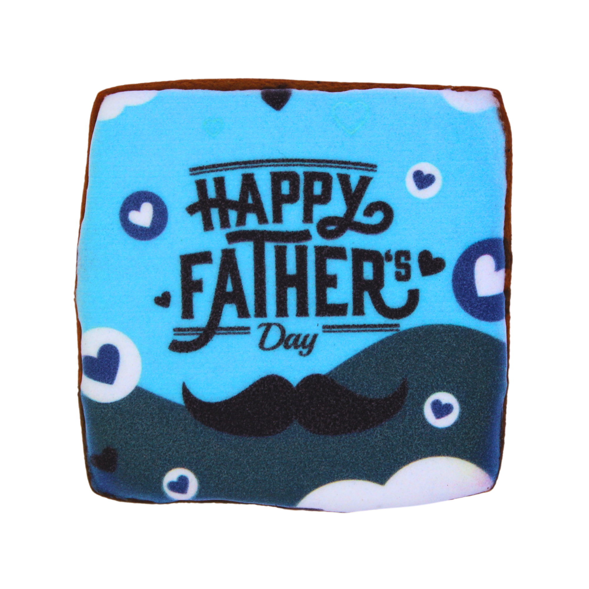 Пряник с принтом Крафт Печиво День Отца Happy Father's day 45 г