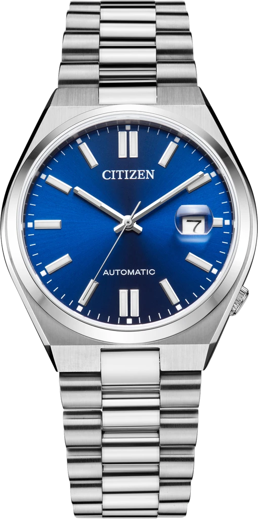 Наручные часы мужские Citizen NJ0150-81L Tsuyosa Collection механические с сапфировым стеклом/стальным корпусом и синим циферблатом