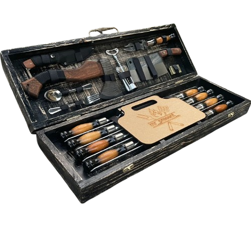 Набор шампуров Viking Lux Premium в кейсе для пикника (Viking Lux Premium)