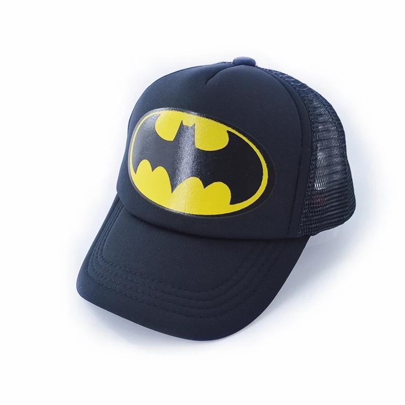 Детская кепка Тракер Бэтмен Batman с сеточкой унисекс Черный