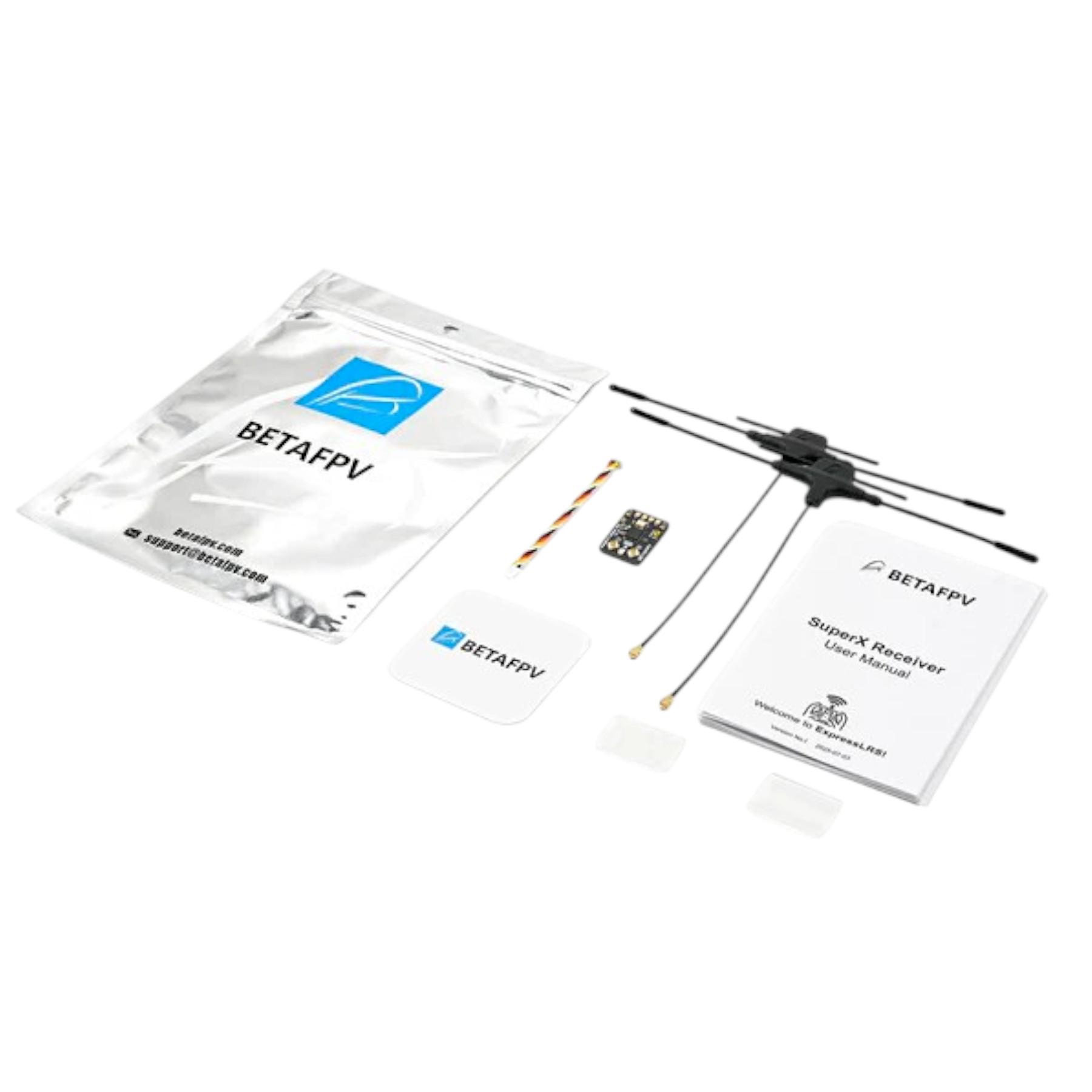 Приемник BetaFPV SuperX ELRS Gemini Xross Nano 2,4 ГГц 915 МГц с двумя антеннами (107101) - фото 5 Приемник BetaFPV SuperX ELRS Gemini Xross Nano 2,4 ГГц 915 МГц с двумя антеннами (107101) - фото 5