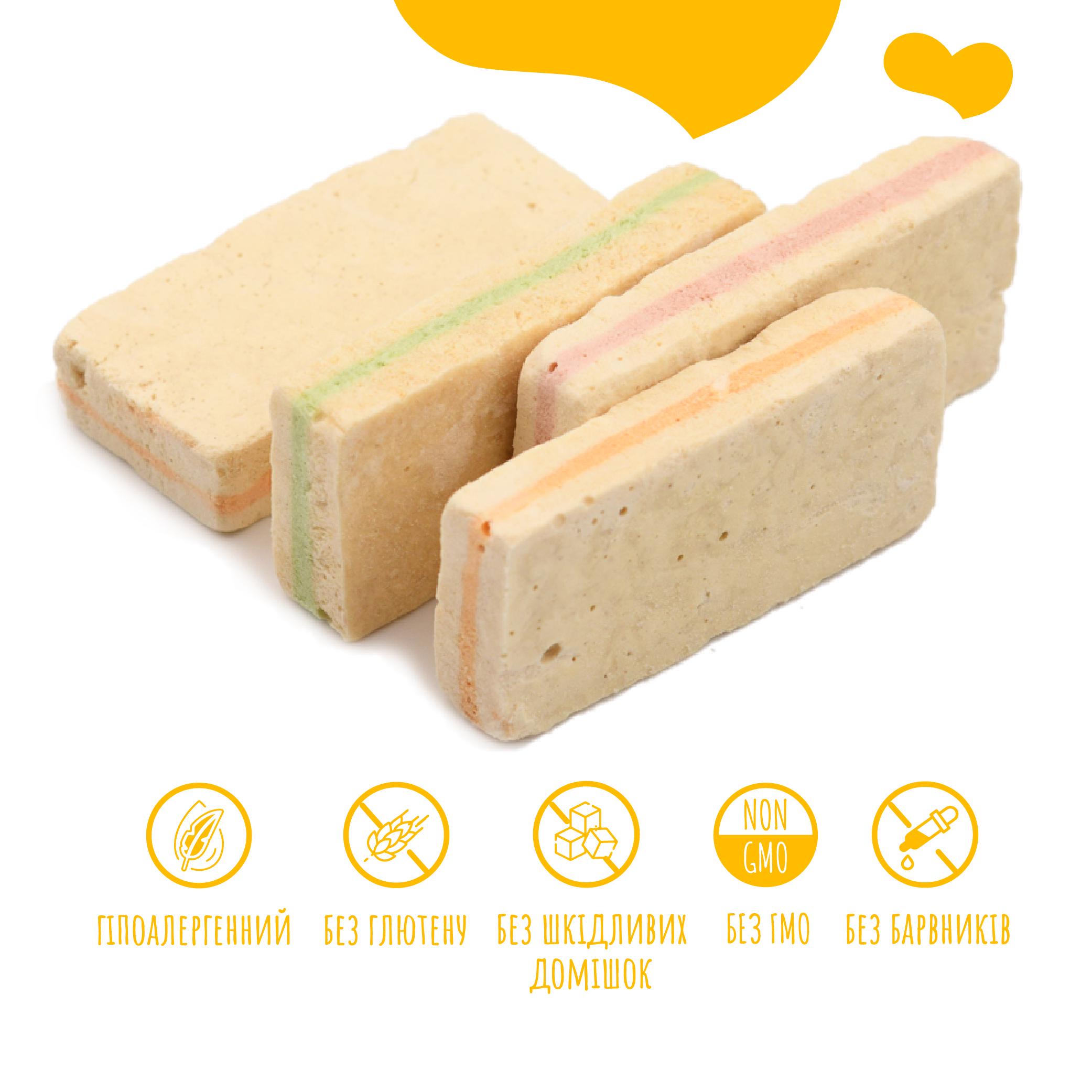 Лакомства для собак Mavsy Freeze dried CHEESECAKE WITH APPLE CRANBERRIES AND MANGO чизкейк с яблоком/клюквой и манго от 3-х месяцев 50 г (24624826) - фото 4