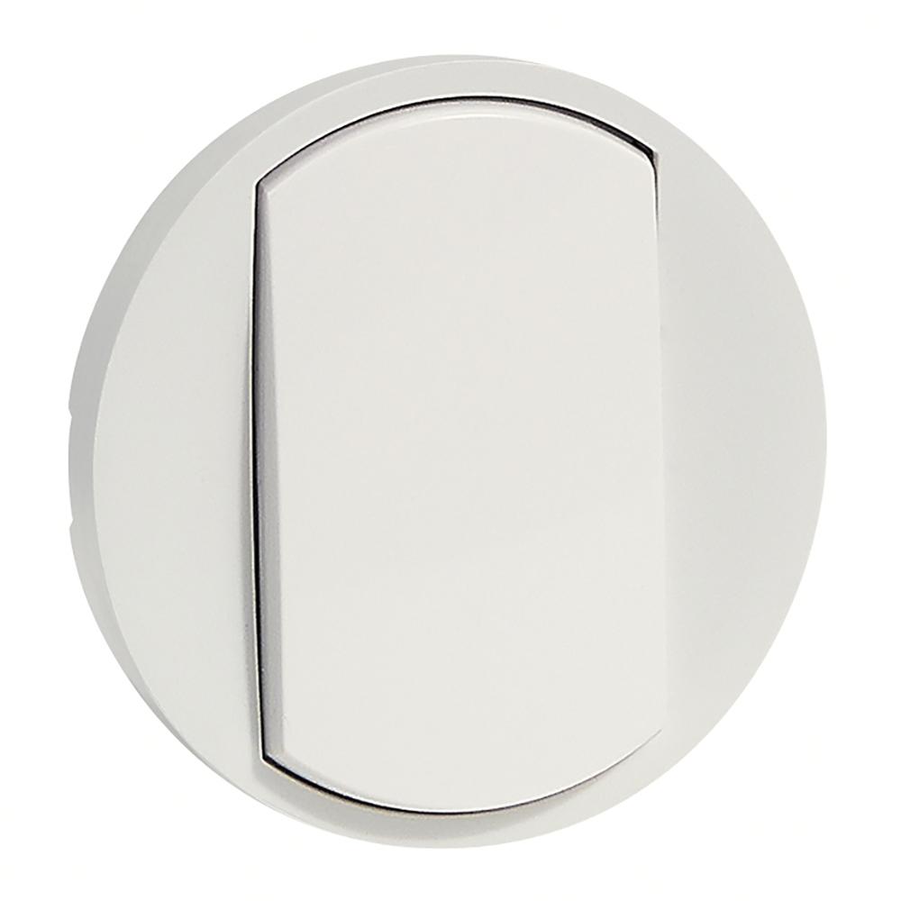 Выключатель Celiane Legrand одноклавишный пластик Белый (68001)