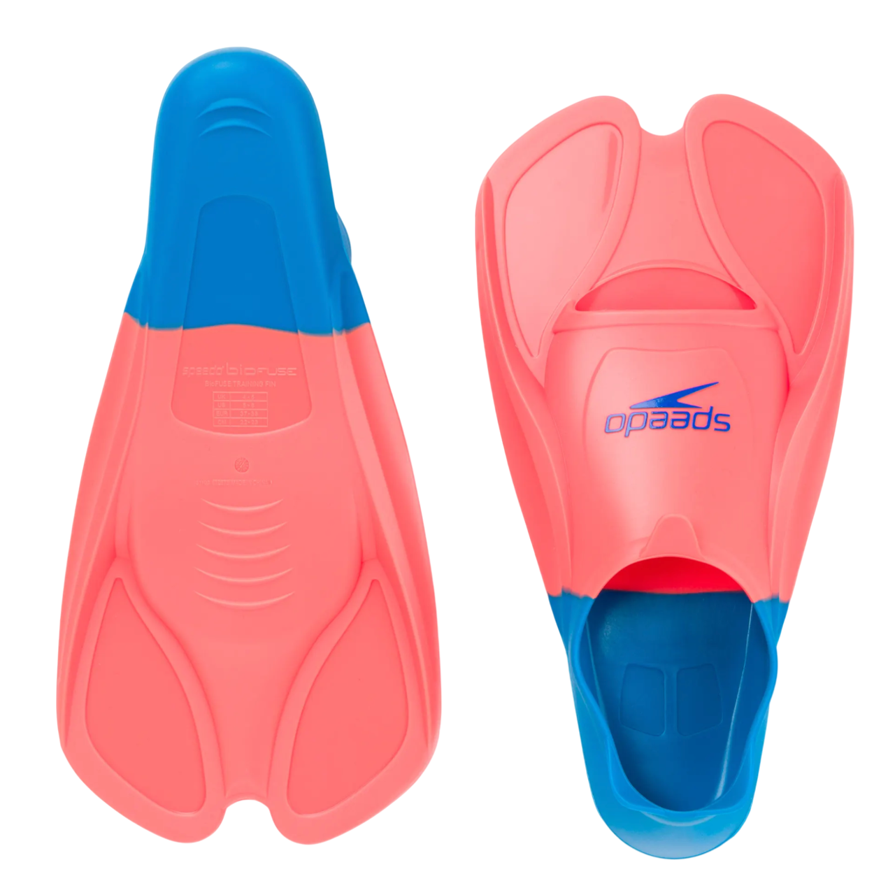 Ласты короткие Speedo TRAINING FIN 8-08841F960 для плавания с закрытой пяткой р. 35-36 Orange/Blue (5053744679808)