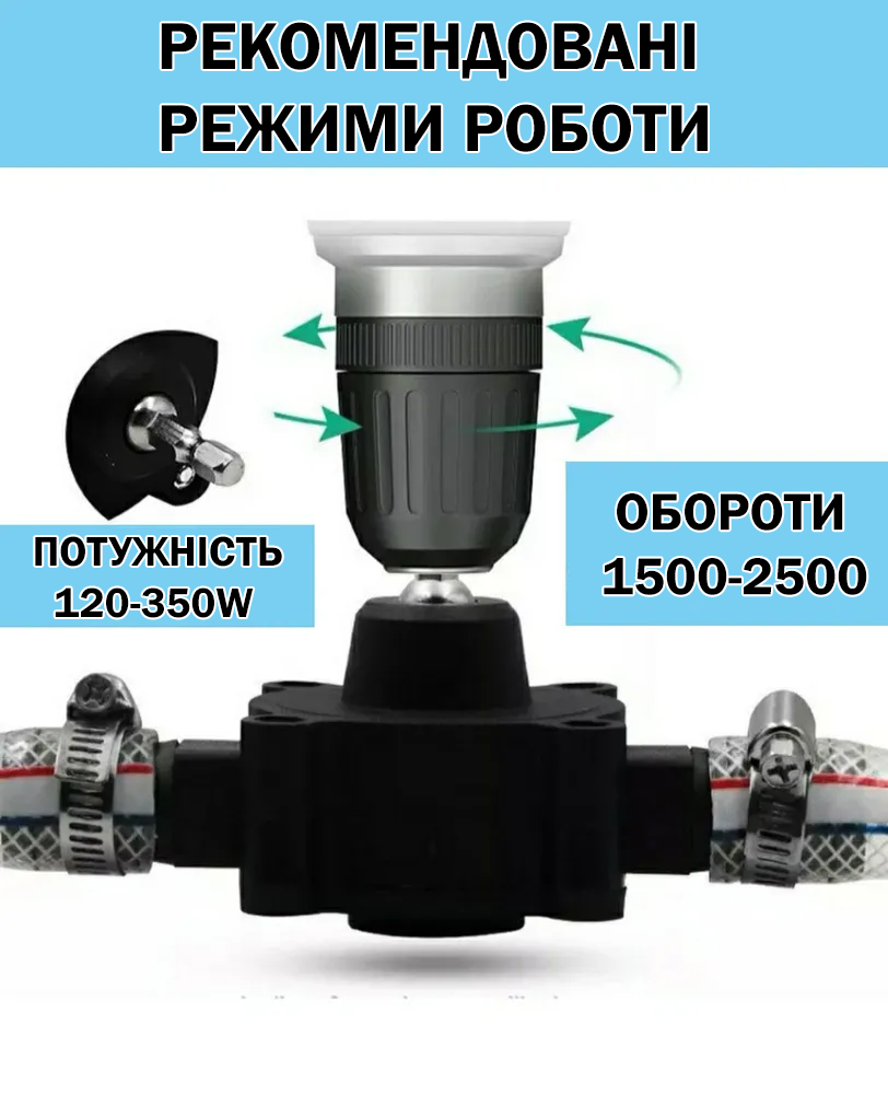 Насос на дрель и шуруповерт для перекачки жидкости - фото 7