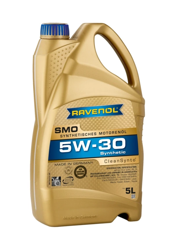 Моторное масло RAVENOL SMO 5W-30 синтетика 5 л (1111151-005)