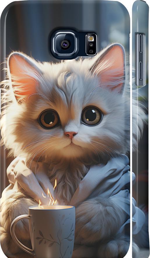 Чехол на Samsung Galaxy S6 G920 White cat (5646c-80-42517) Чехол на Samsung Galaxy S6 G920 White cat (5646c-80-42517)