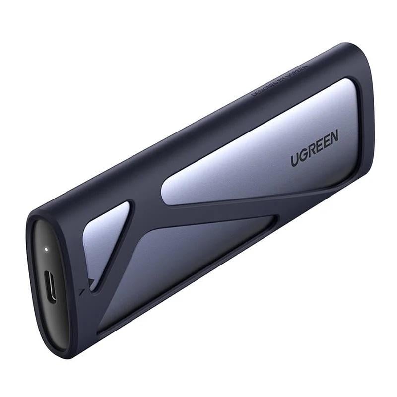 Кишеня для накопичувача зовнішня UGREEN USB-C Female to M.2 M-Key 10G Enclosure C TO C Cable 50 см (KST-UGR-10902)