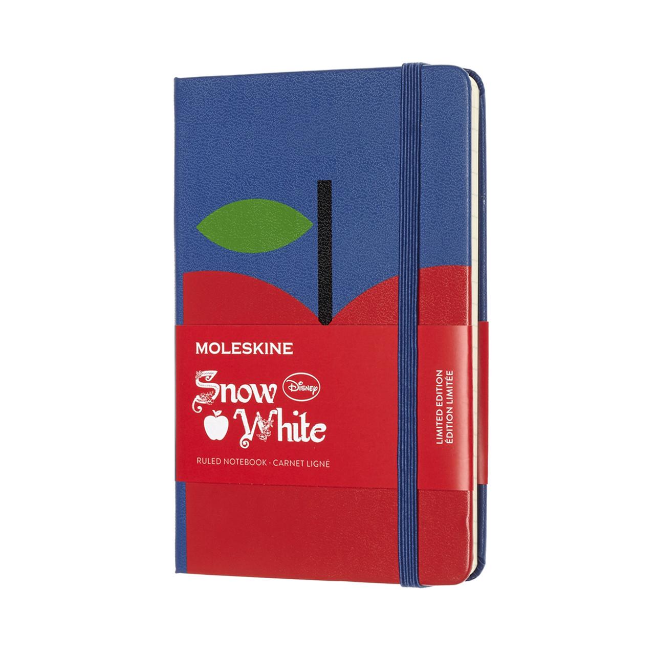 Блокнот Moleskine Limited белоснежка карманный 9х14 см 192 страницы в линейку яблоко (8058341710364)