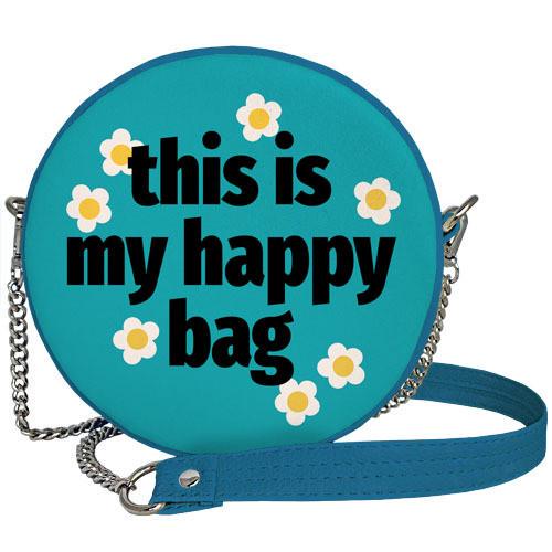 Сумка круглая Presentville Tablet This is my happy bag (RS 22S011 GOL)