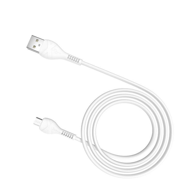 Дата-кабель Hoco X37 Cool power MicroUSB 1 м White (00000034554_1)