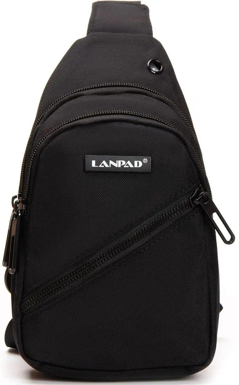 Сумка слинг Lanpad мужская Черный (LAN82085 black) Сумка слинг Lanpad мужская Черный (LAN82085 black)