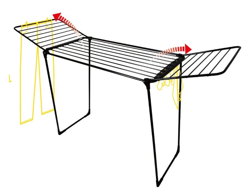 Сушилка для белья напольная Casa Si Poseidon Super 20 м Black (CS92254C04H) - фото 3