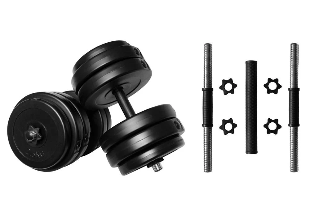 Комплект гантелей с разъемным соединителем NEO-SPORT со сменными дисками 52 кг 2 шт. по 26 кг (2371516661_neo_2)