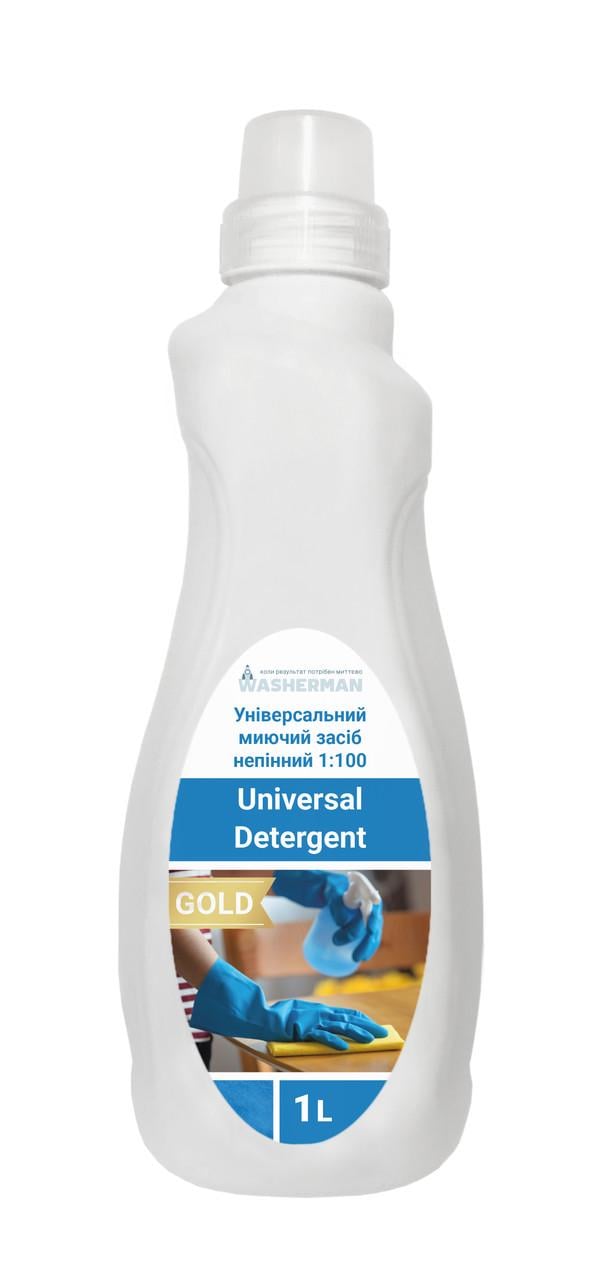 Средство моющее непенное Detergent Gold Universal универсальное 1:100 1 л (163141)