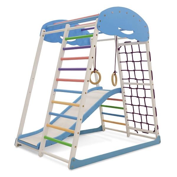 Детский спортивный комплекс для дома SportBaby SportBaby SportWood Sky Plus 1 (ASportBaby19)