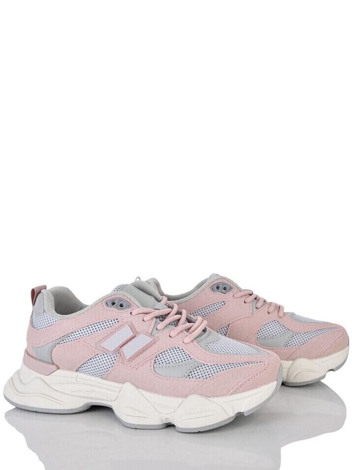 Кроссовки кожаные Stilli AN0025-7 р. 36 Серо-розовый