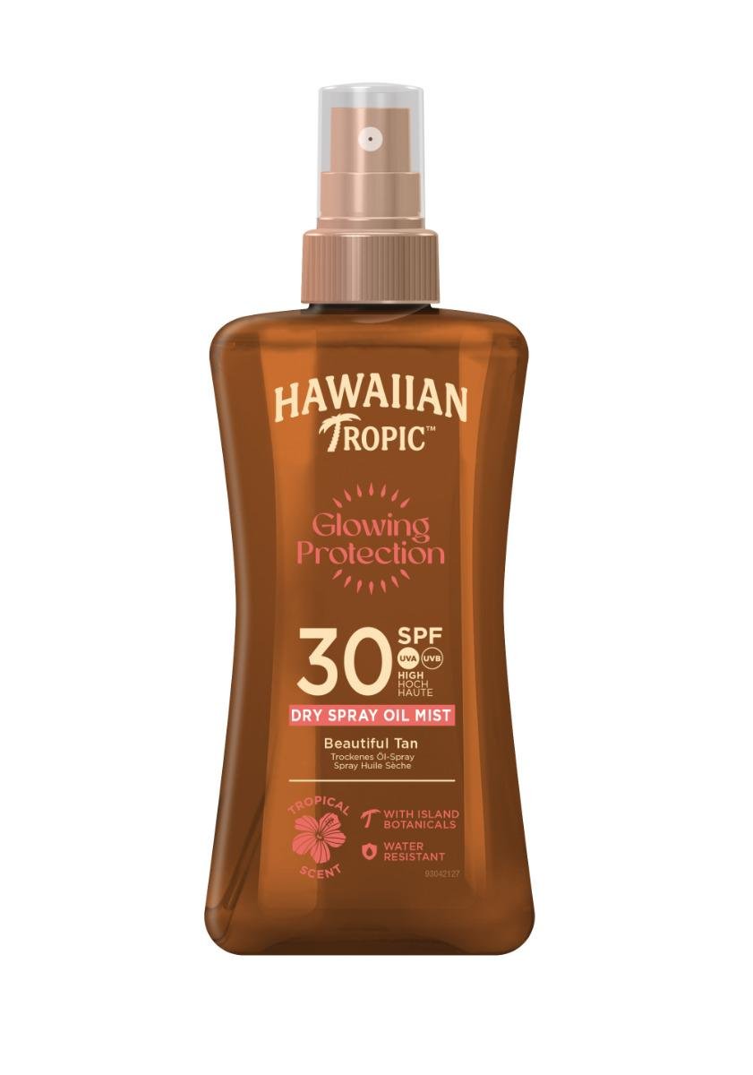 Масло-спрей для загара Hawaiian Tropic Protective DryOil Spray SPF30 200 мл