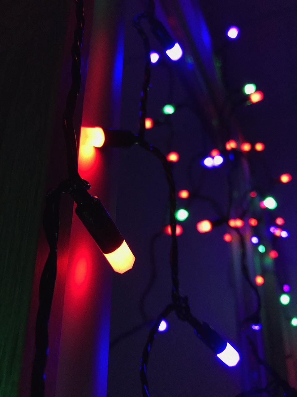 Гирлянда шестигранная 100LED 5 м Разноцветный (000019189)