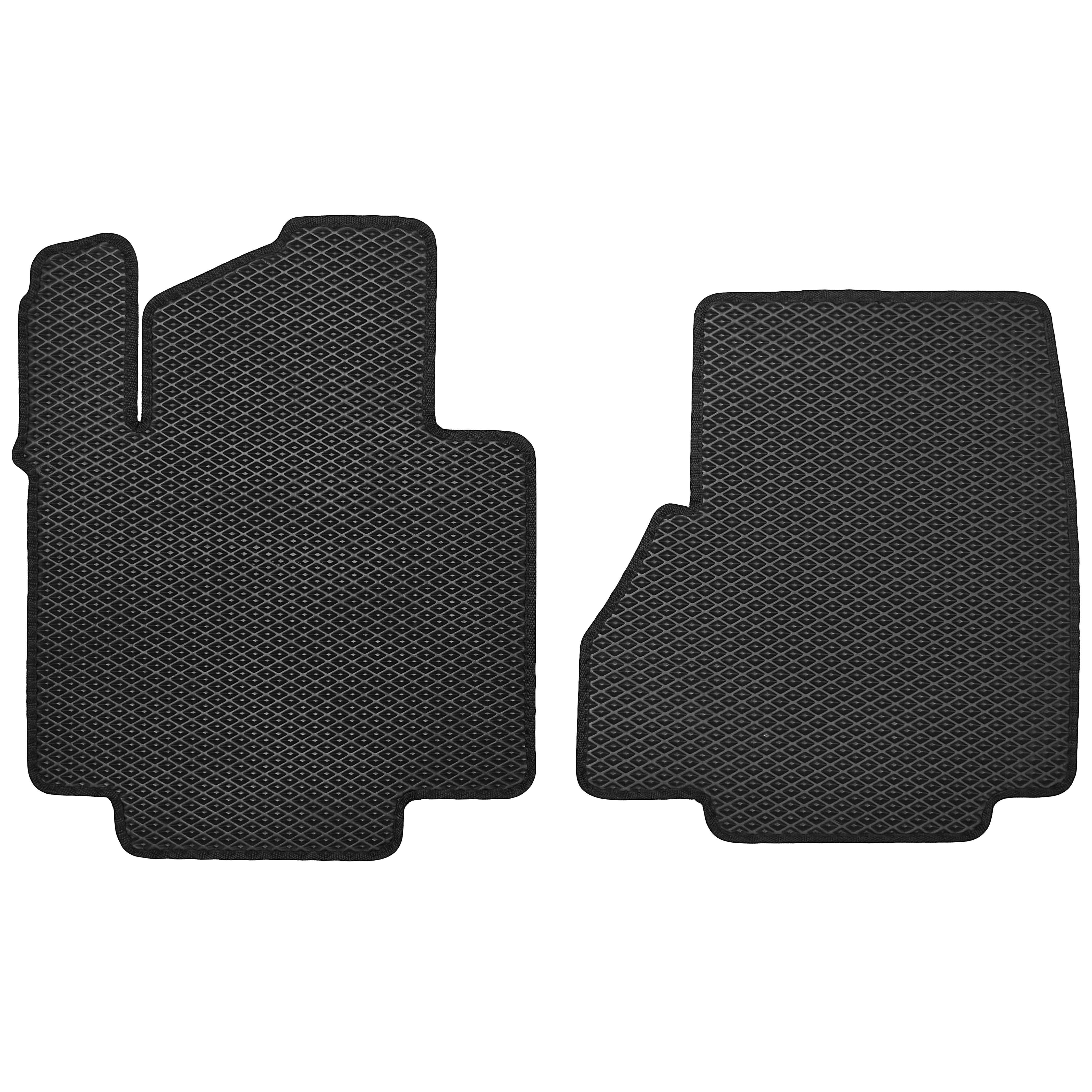 Коврики в салон передние для Nissan NV200 '14 EVA-полимерные Черный (191590)