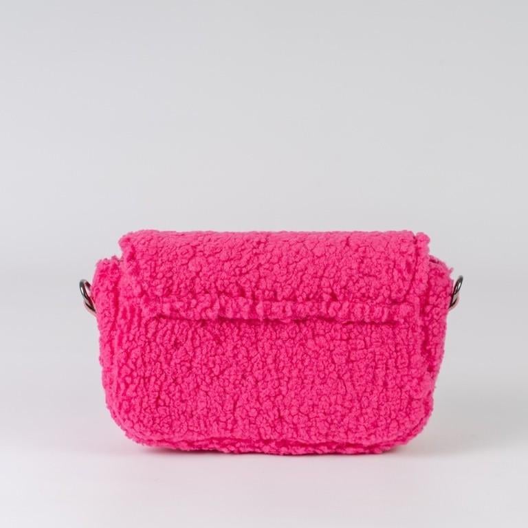 Сумка женская кросс-боди меховая XENIA № 36-23 искусственный мех и из эко-кожи Розовый/Белый - фото 3 Сумка женская кросс-боди меховая XENIA № 36-23 искусственный мех и из эко-кожи Розовый/Белый - фото 3