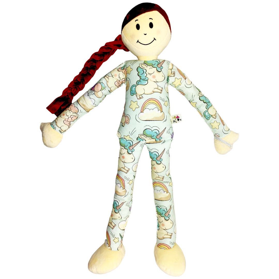 ᐉ Кукла-объятия мягкая Подружка 100 см Разноцветный (1-6-220899)