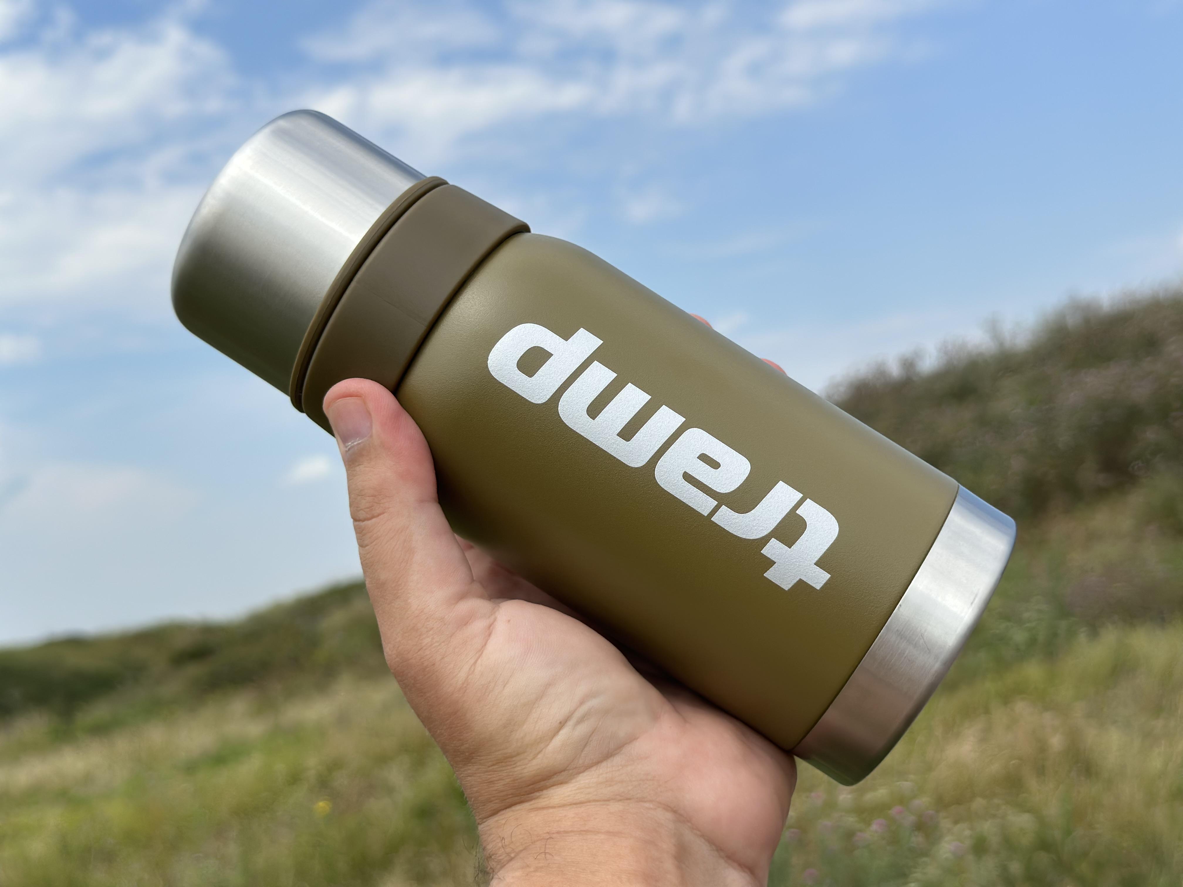 Термос для напитков Tramp expeditio с нержавейки держит 24 ч. 0,5 л (TRC-030-olive) - фото 5