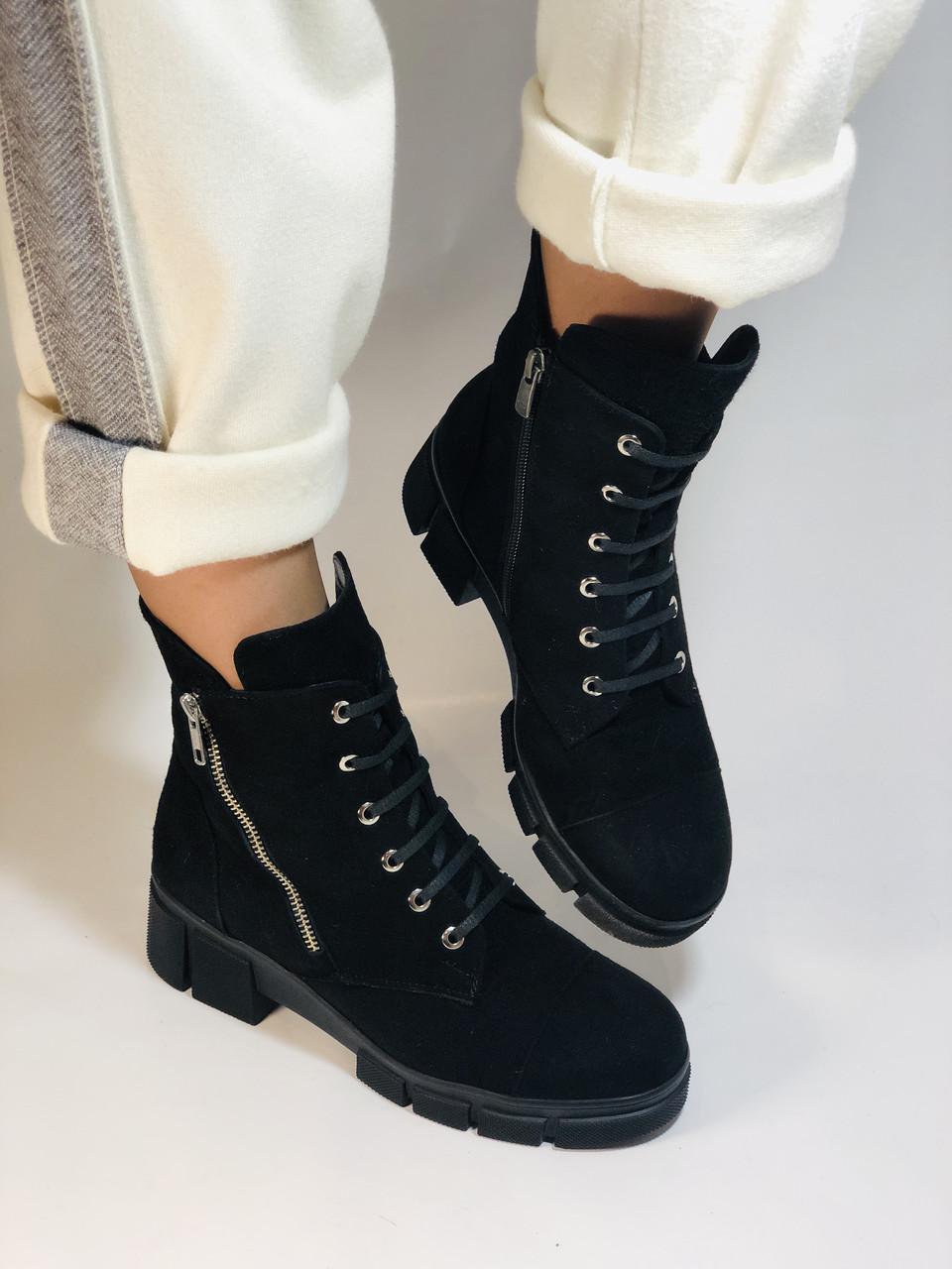 Ботинки женские зимние Mario Muzi р. 39 25,0 см Черный (2383)