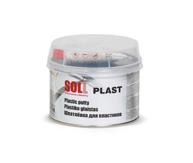 Шпаклевка для пластика SOLL Plast 1,0 кг Черный (000032325)