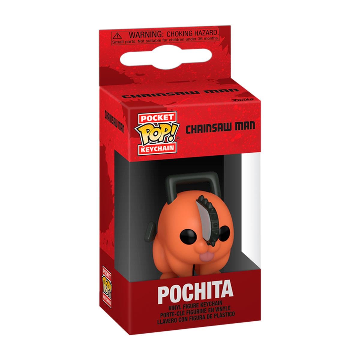 Детская игровая фигурка Funko POP на клипсе Коллекционная Pochita Почита Chainsaw Man (80326)