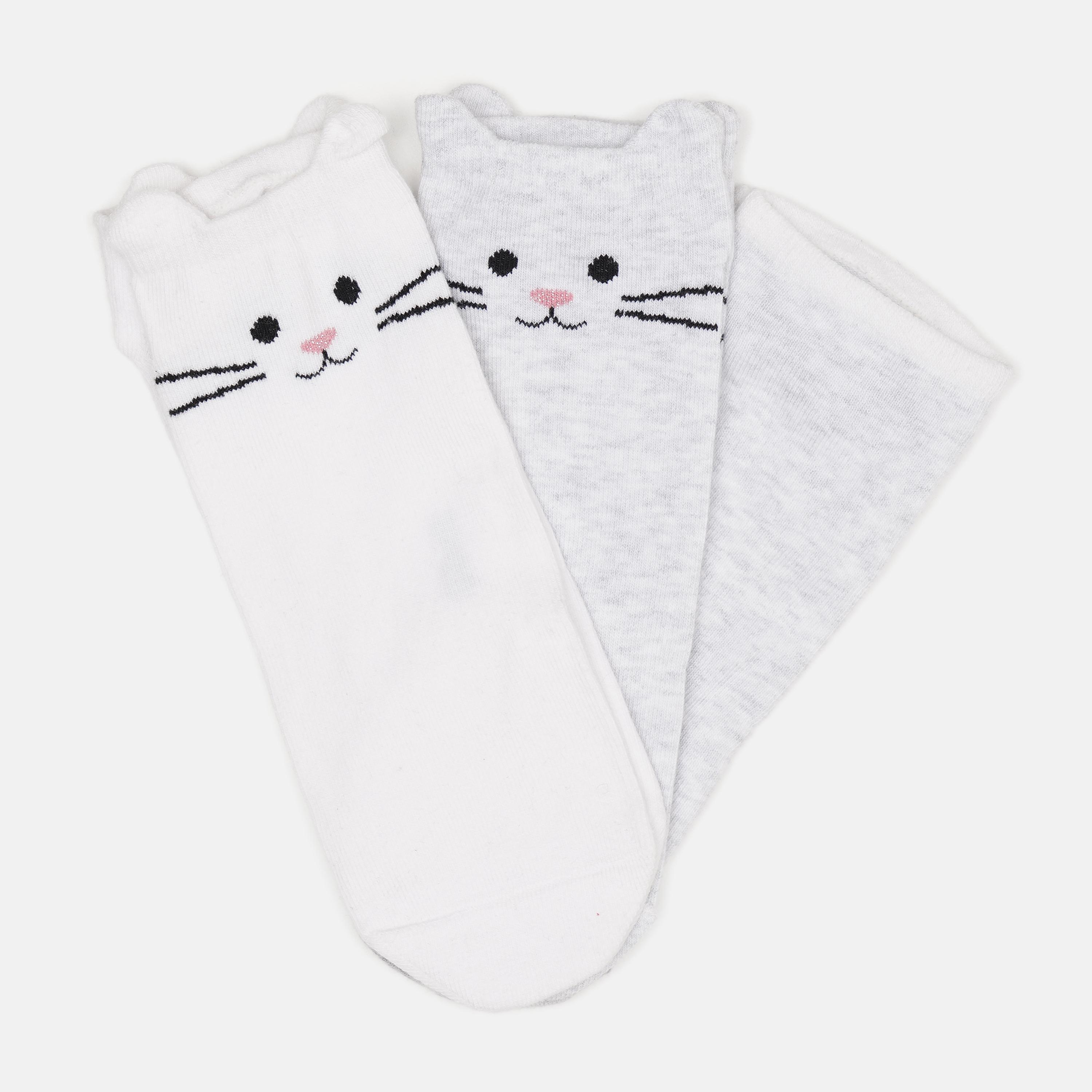 Шкарпетки C&A 3 пари р. 39-42 Світло-сірий (214552214)