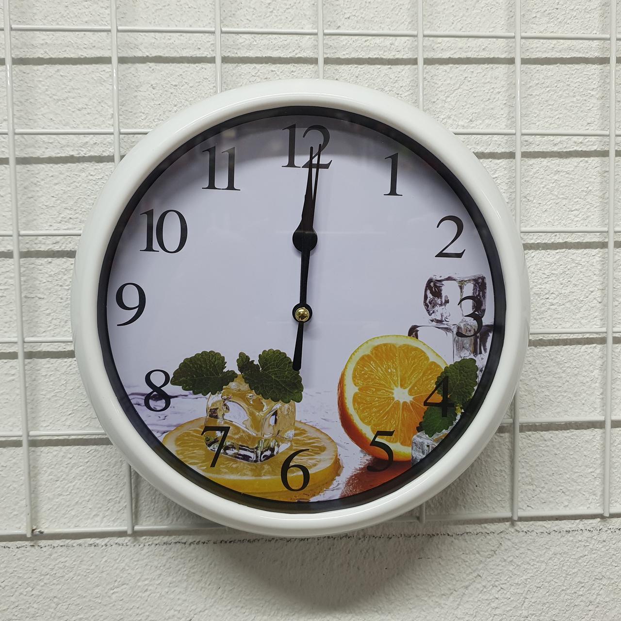 Годинник настінний Quartz 530F Лимон (27231534)