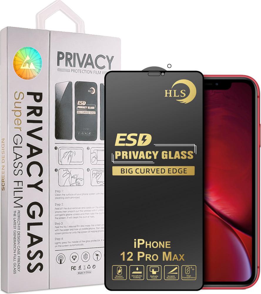 Защитное стекло Privacy iPhone 12 Pro Max (с фильтром конфиденциальности) (38729)